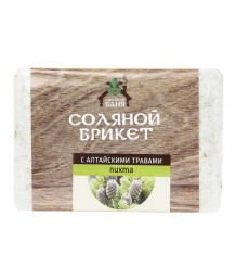 Соляной брикет "Соляная баня" с Алтайскими травами Пихта