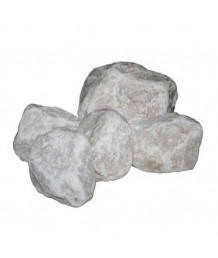 Камень Белый Кварцит обвалованный "Горячий Лед" 20 кг